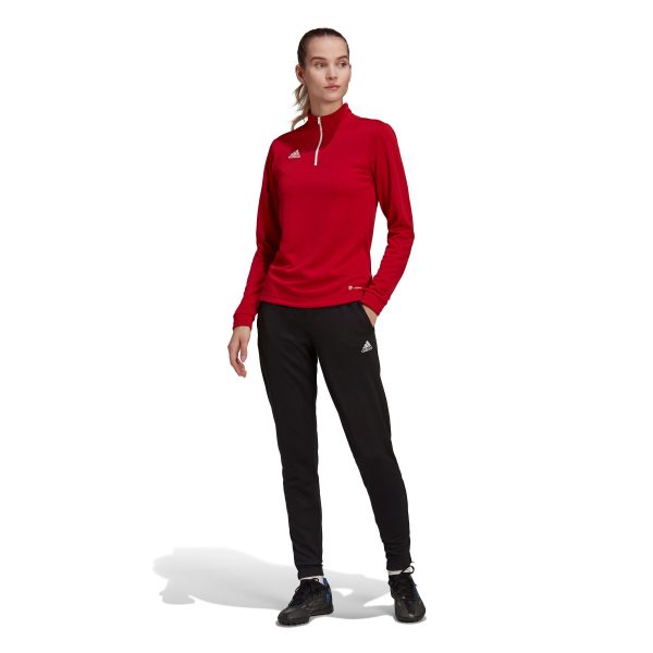 adidas Entrada 22 Trainingspak Dames Rood Zwart Wit