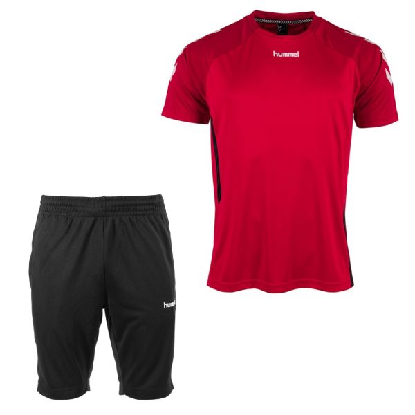 hummel Authentic Trainingsset Kids Rood Zwart