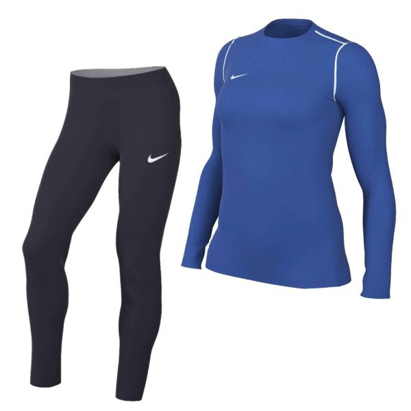 Nike Park 20 Crew Trainingspak Dames Blauw Wit