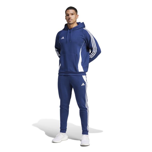 adidas Tiro 24 Sweat Trainingspak Donkerblauw Wit