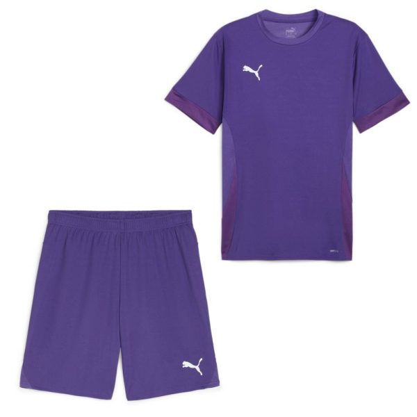 PUMA teamGOAL Matchday Voetbaltenue Kids Paars Wit