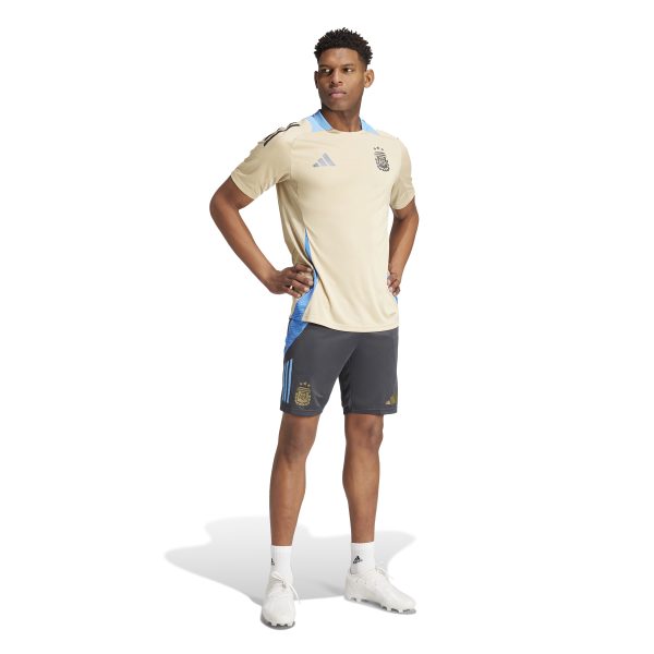 adidas Argentinië Trainingsset 2024-2026 Beige Donkergrijs Lichtblauw Goud