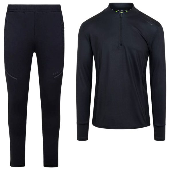 Cruyff Metabolic Trainingspak 1/4-Zip Zwart