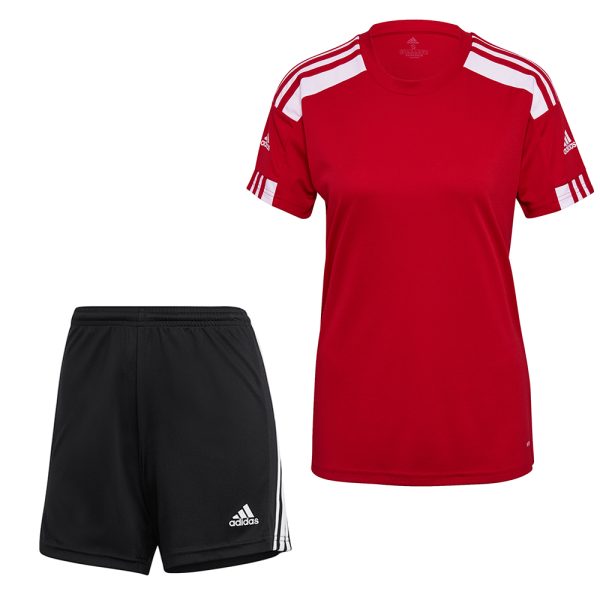 adidas Squadra 21 Trainingsset Dames Rood Zwart